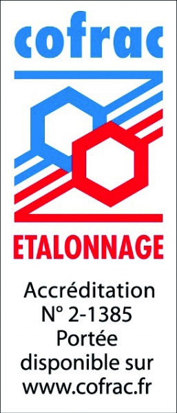 ACCRÉDITATION COFRAC CA PYROCONTROLE ETALONNAGE